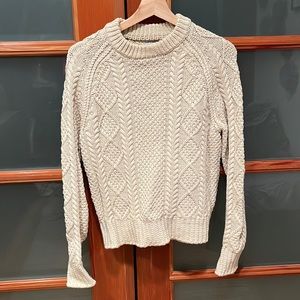 Bean Signature Off White Sweater